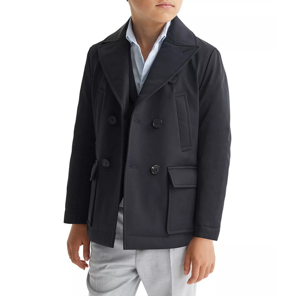 Reiss Boys' Brannagh Peacoat Navy Big Kid Size 10 2948